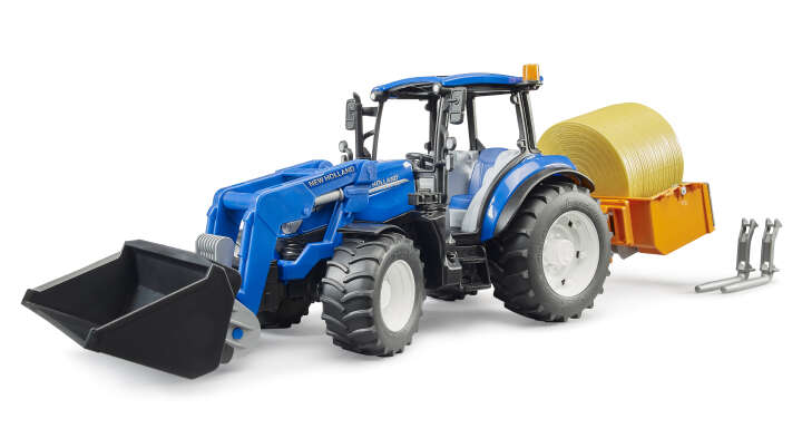 bruder Traktor New Holland T5.120 mit Frontlader